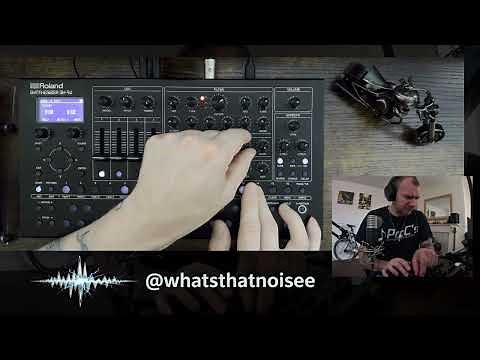 Roland SH-4d - Building up a set