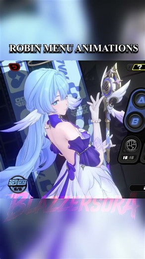 ROBIN'S MENU ANIMATIONS ARE SO BEAUTIFUL! 😭 | Zenless Zone Zero 3.4 #Shorts #ZenlessZoneZero #ZZZ