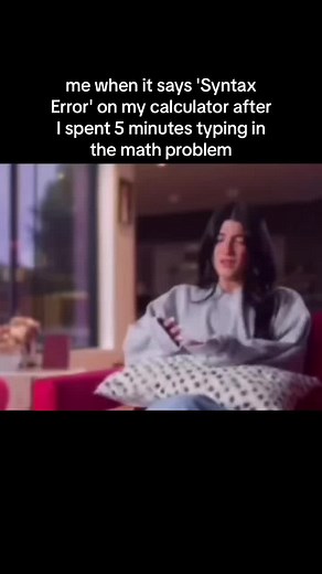 Syntax Error Memes: The Struggles of Math