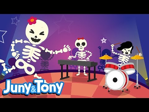 Dancing Bones | Skeletal System | My Body Songs for Kids | Kids Pop | JunyTony