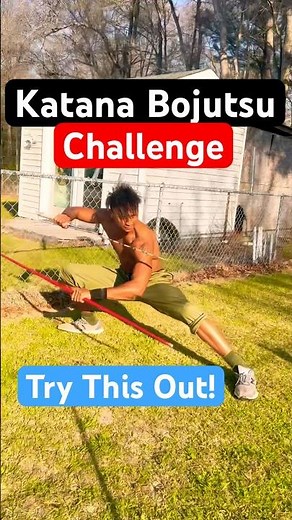 Can You Master This Katana Bojutsu Combo? #challenge #martialarts