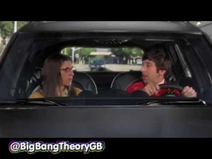 TBBT S07E03 - Leonard, Bernadette, Amy & Howard in their cars