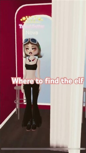 Where to find the elf #roblox #dresstoimpress #robloxdressup #christmas #adventcalendar