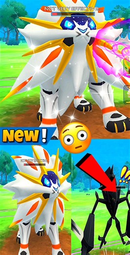 OMG😳Solgaleo in Necrozma pokemon Battel in pokemon go #soparstart #pokemongo #pokemon #shortsfeed