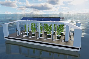 L'invention d'un procédé de désalinisation solaire innovant qui capte l’évaporation de l'eau à la surface de la mer