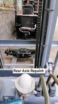Rear Axle Restored #forklift #mechanic #hydraulic #reels #restoration