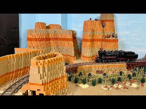 Lego Wild West MOC - Building Canyons