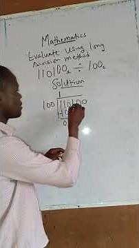 Binary Division Made Easy with the best approach