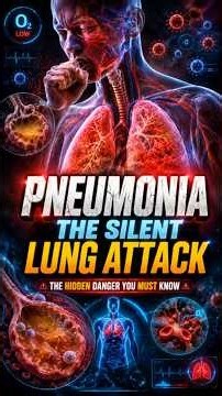 PNEUMONIA: The Silent Attack on Your Lungs🫁 #Pneumonia #LungHealth #MedicalFacts #Science #HumanBody