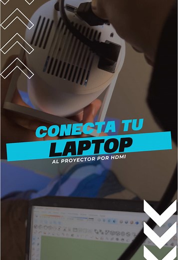 Conecta tu laptop al proyector HY300 pro fácilmente