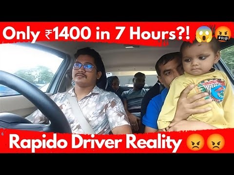 Rs-1400 in 7 Hours? My Rapido Driving Reality Check | This is Why I Love My Job| Rapido Scam Exposed