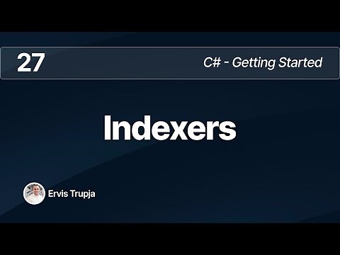 27. C# - Indexers