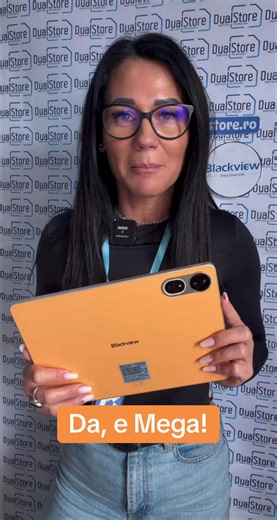 Blackview MEGA 12 5G — tabletă PC puternică pentru muncă și divertisment. 💻📱 ✅ Ecran 12,2” 2.4K la 120Hz ✅ Procesor MediaTek Dimensity 7200 ✅ Memorie: până la 48GB RAM ✅ Stocare: 256GB ✅ 5G ✅ Baterie 10.000 mAh 🔋 ✅ Android 16 #Blackview #MEGA12 #MEGA125G #Tableta #Android16 https://www.dualstore.ro/produse?c=Mega 12 5g
