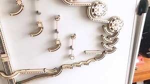 Farraday Edition | Infinity Trax | Modular Wooden Magnetic Marble Run | Laser Cut File DFX SVG Glowforge Project Woodwork Plans Vector DIY - Etsy