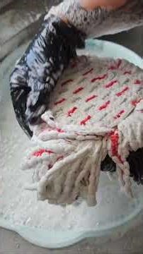 Mop head cleaning #deepcleaning #asmrsounds #cleaningmotivation