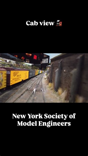 Model Trains Enthusiast on Instagram: "Cab view at the New York Society of Model Engineers. Always impressive to see the layout from the engineer’s perspective! #ModelTrains #Hoscale #CabView #NYSME #ModelRailroad #ModelRailroading #TrainPOV #TrainVideo #MiniatureWorld #railfan"