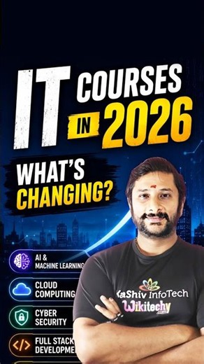 IT Courses in 2026: What’s Changing? | Career Guide | Kaashiv Infotech
