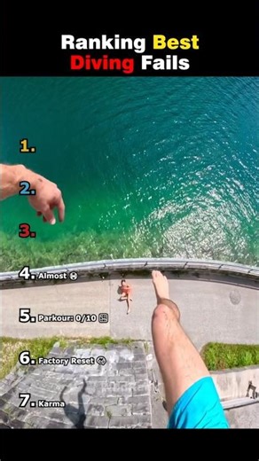 Ranking Best Diving Fails 😭😭