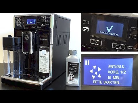Saeco PicoBaristo HD8925 Entkalken | Anleitung