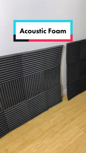 Acoustic Foam Panels #acousticfoam #soundpanels #tonytechbytes #techtok #acoustic #videocreator #contentcreator