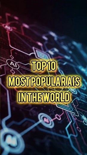 Top 10 Most Popular AI Tools in the World (2025 Update) #ai2025 #topai #artificialintelligence