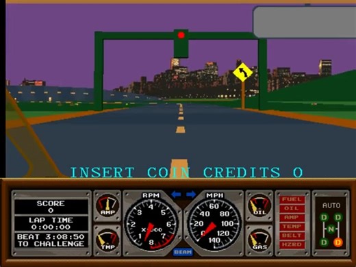 Great memories of first seeing this one in the arcade... #arcade #arcadegames #racedriving #nostalgia #retrogaming | Classic Replay