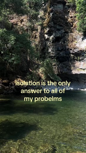 Isolation as a Solution to Personal Challenges