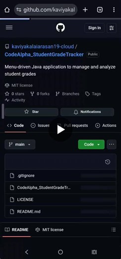 #internship #java #codealpha #learningjourney #careergrowth | Kaviya Kalaiarasan