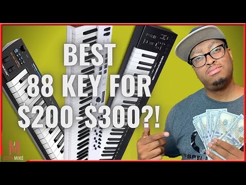 BEST 88-Key Midi Controllers From $200-$300! |Keystation 88 vs Impact GXP88 vs Keylab 88 Essential|