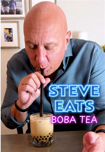 Surprising Steve for International Boba Tea Day!