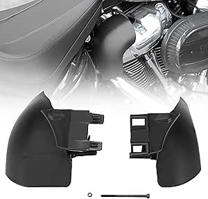 KIWI MASTER Mid-Frame Air Deflectors for 2018-2025 Harley Softail Breakout/Fat Boy/Bob/Heritage Classic/Hydra-Glide Revival/Low Rider/Street Bob/Sport Glide/Deluxe Accessories Heat Shiled, Matte Black