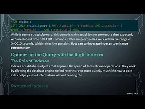 Improving SQL Query Performance with Effective Indexing on LEFT JOIN Operations