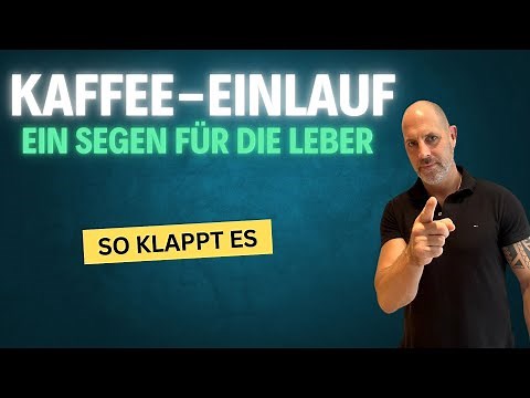 Kaffee-Einlauf ein Segen für die Leber