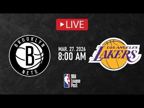 NBA LIVE! Los Angeles Lakers vs Brooklyn Nets | Mar. 27, 2026 | Nets vs Lakers NBA LIVE 2K26