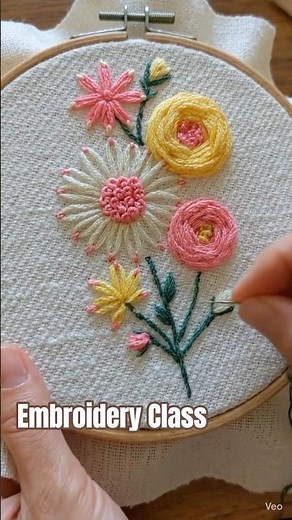 Online Embroidery Course For Beginners #embroiderydesign #emboridery