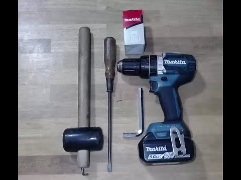 Wie kann ich ein Bohrfutter wechseln? (Reparatur Akku Bohrer Makita DHP484)