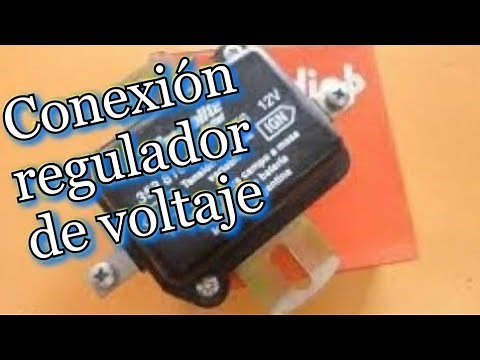 ALTERNATOR. THIS IS HOW I CONNECT A UNIVERSAL VOLTAGE REGULATOR