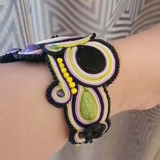 Handmade Soutache Bracelet | A unique stylish jewelry accessory for any age and fashionable look
