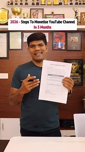 105K views · 367 reactions | Your talent or skill, when shared on social media platforms through videos, can help you monetize and add value to others—only when done right and consistently.  If you want to learn how, you can grab my 2026 Content Creation Game Plan eBook. #DigitalAchieversHub #SriramBenur #YouTubeTips | Sriram Benur | Facebook