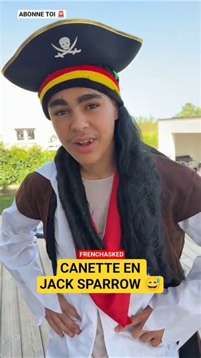 CANETTE EN JACK SPARROW #nasdas #teamnasdas #reaction