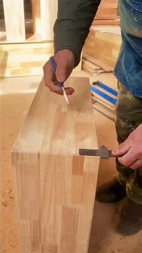 📏 Precision steel ruler stop block for accurate woodworking marks #markingtool #diycraft #carpentry