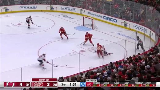Dawson Mercer with a Goal vs. Detroit Red Wings