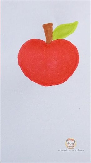 Drawing fruit with paint 🍎🍊🍍 #drawing #art #drawing #coloring #fruit