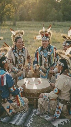 🥁 The Heartbeat of the Powwow 🪶#Powwow #NativeAmerican #Indigenous #PowwowDrum #DrumCircle #ytshorts