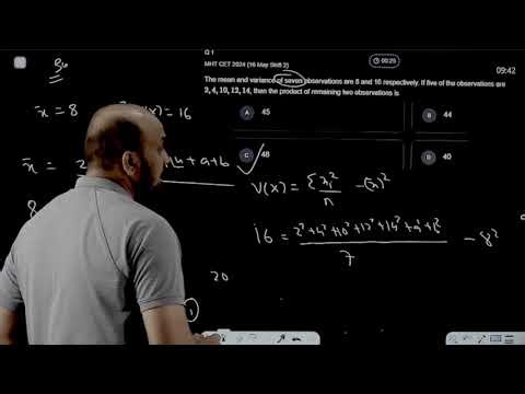 MHT CET Statistics PYQ Series | Part 1 | Altamash Sir