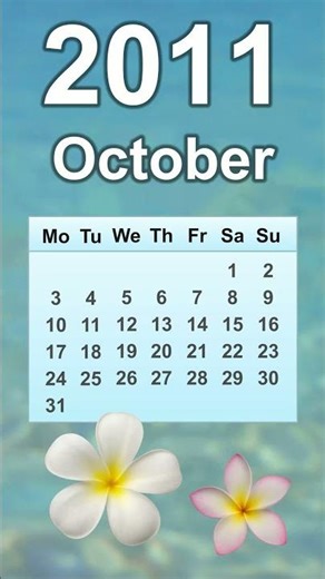 October 2011 Calendar