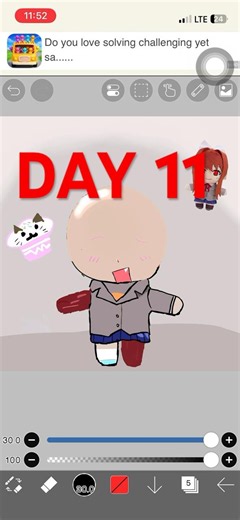 Day 11 of skinning Natsuki til I get my plushie