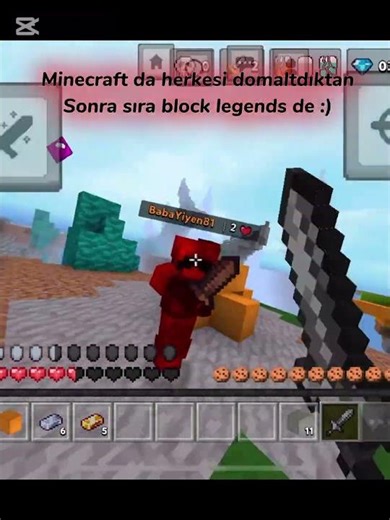 Sıra Block legends de .) #minecraft