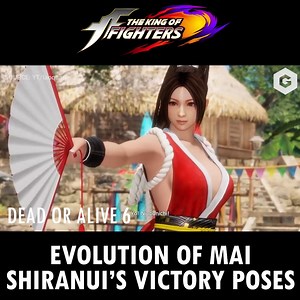 The King of Fighters - Mai Shiranui Victory Poses