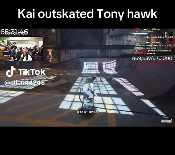Kai Takes on Tony Hawk in Epic Skate Showdown